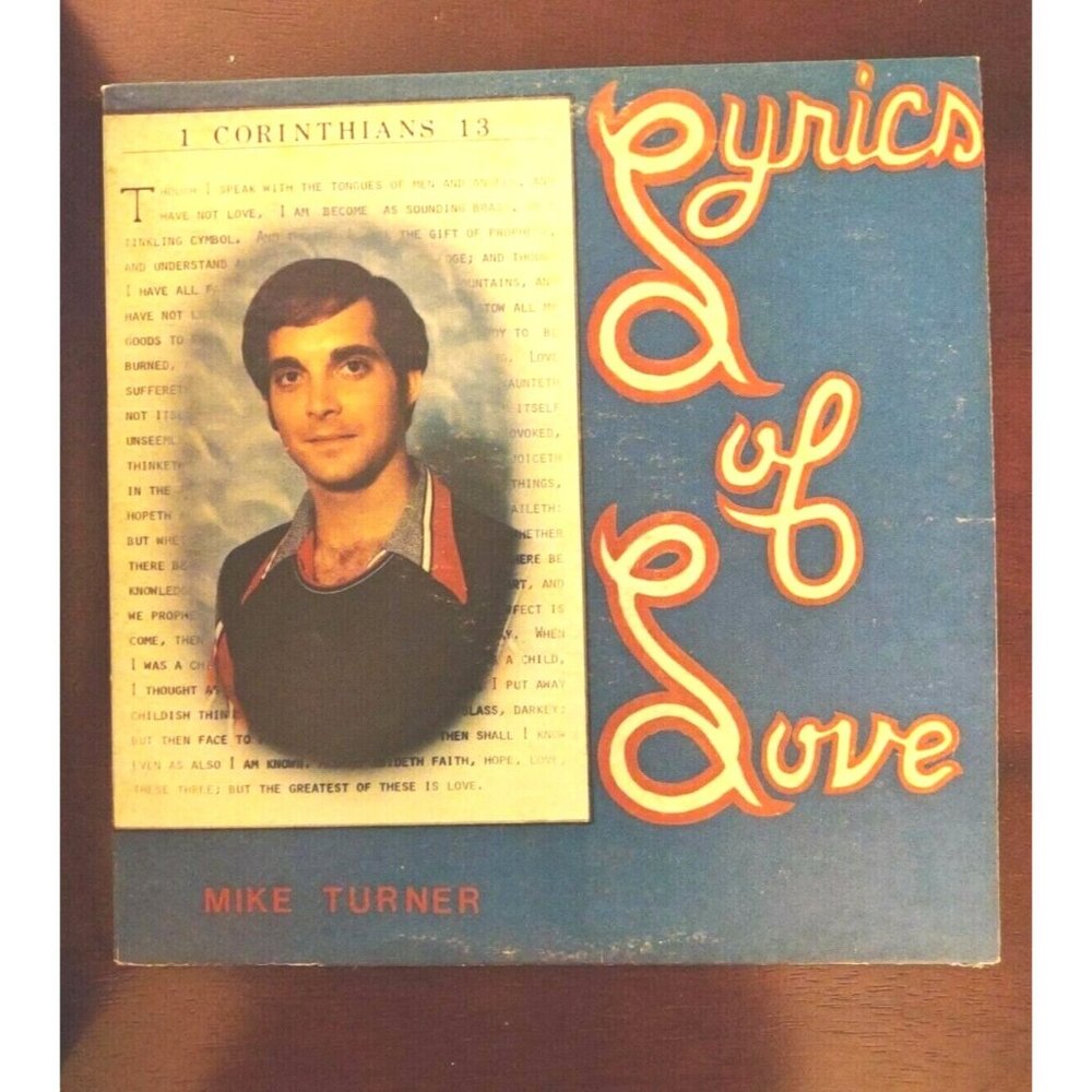 Mike Turner Lyrics Of Love Vinyl Record Religious Gospel Album 1978 Vintage